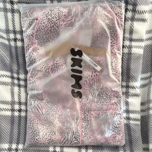 NWT Size Small SKIMS Long Sleep Set Bloom Mini Multi Animal
